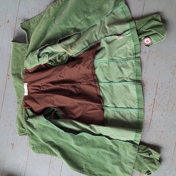 Sooki Des l.a. green corduroy peacoat jacket - Picture 6 of 7